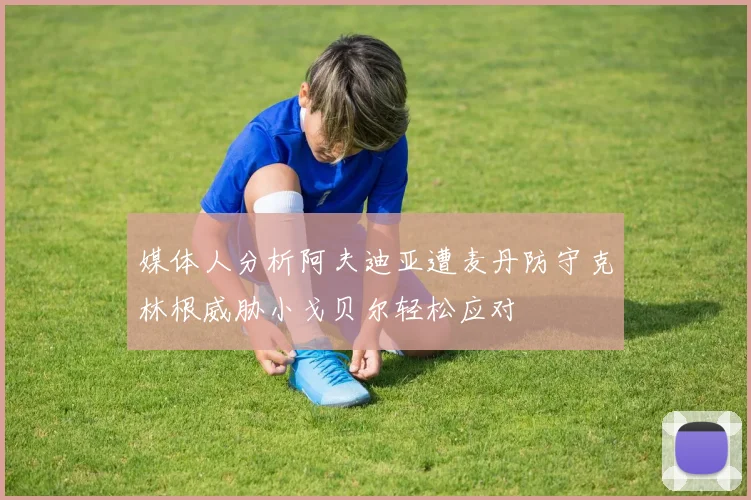 媒体人分析阿夫迪亚遭麦丹防守克林根威胁小戈贝尔轻松应对