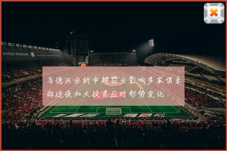 马德兴分析中超罚分影响多家俱乐部连夜加大投资应对形势变化